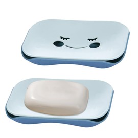 OUDQFCJ Soap Dish Non-Slip Design Soap Holder Soap Dish Soap Box Dish for Bathroom Kitchen Sponges Shower Accessories Storage Green