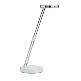 Maul MAULpuck Desk Lamp 13 x 13 x 37 cm Modern LED Lamp with 1,260 Lux and 6,500 Kelvin Daylight Lamp with Stand Height-Adjustable Table Lamp with Telescopic Arm White