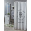 Park Designs Seed Sack Shower Curtain 72''X72''