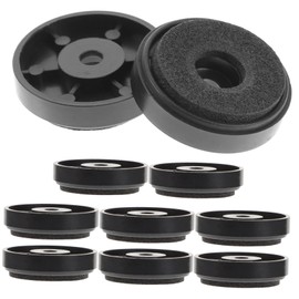 KONTONTY 10pcs Speaker Isolation Feet High-Temperature Resistant Dampers for Subwoofer and Audio Equipment Compact Round Base Mats for Turntables and Amplifiers