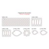 Sizzix Thinlits - Juego de troqueles de 7 unidades, flor,
