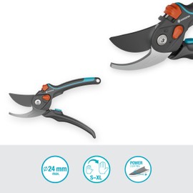 GARDENA PremiumCut Pro Flex Garden Shears Bypass Greenwood 24mm Cutting Diameter