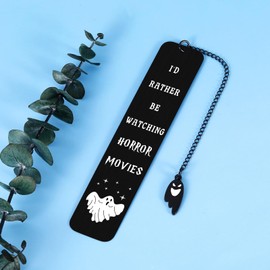 Stocking Stuffers for Teen Girls Boys Spooky Christmas Gifts for Teens Funny Book Marks for Reading Women Funny Gifts for Book Lovers Christmas Stuffer Horror Movie Lover Gifts Valentines Friendship