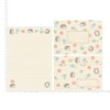 Hanko Letter Set (Hedgehog and Flower) LLH7 (Old LLL305)
