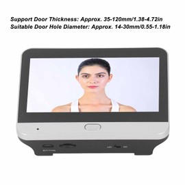 Denash WiFi Digital Door Viewer,1080P HD Wide Angle Peephole Camera, Night Vision Intercom Door Viewer Camera with 4.3" IPS LCD Monitor for Home Office Security