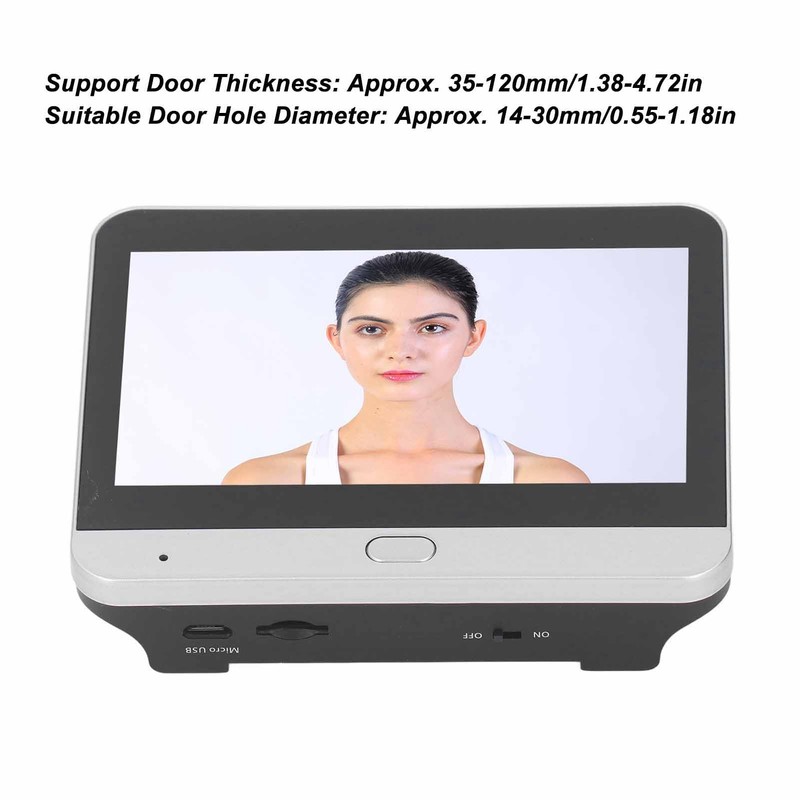 Denash WiFi Digital Door Viewer,1080P HD Wide Angle Peephole Camera,
