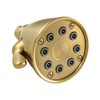 Kingston Brass K139A7 Victorian Shower Head, Brushed Brass 3.63 x