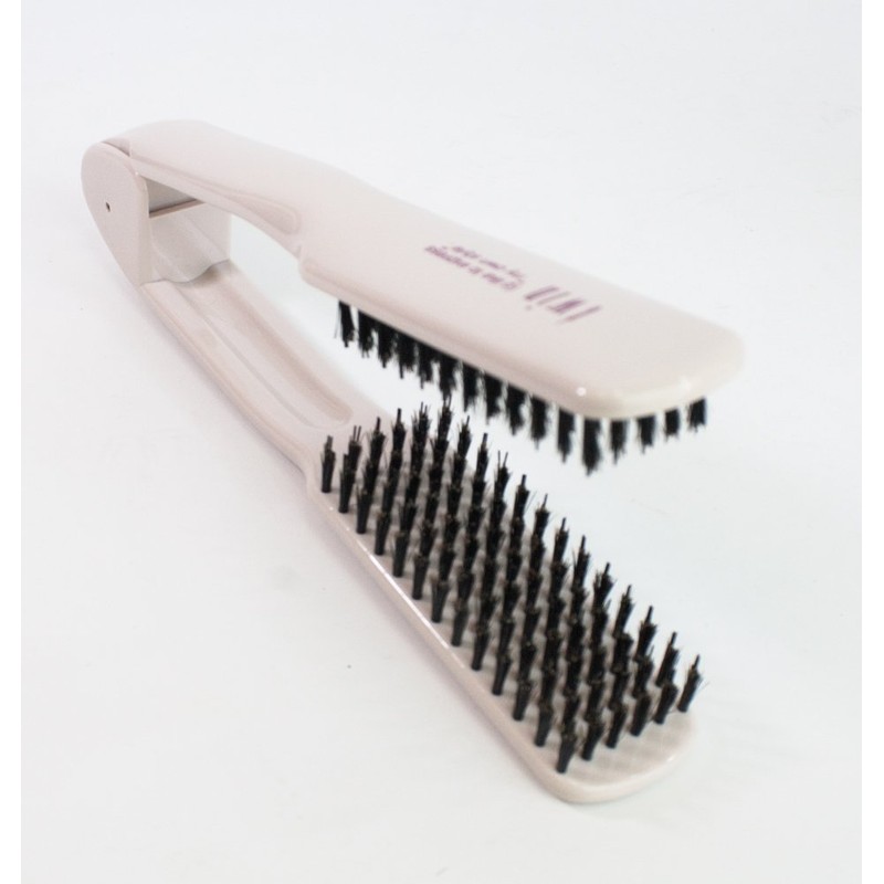 山野企画 はさんでのばしてストレートヘアー！シャトリ ツイン ストレート ブラシ