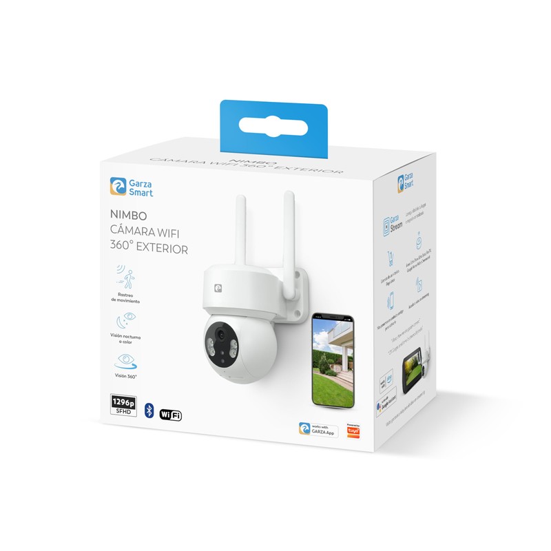 Garza Smart - 360° WiFi IP Outdoor Surveillance Camera 1296P