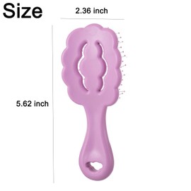 MAEELOU Cloud Shape Small Dog Grooming Brush - Perfect for Shih Tzus, Yorkies, and Maltipoos - Ideal Puppy Hair Brushes for Maltese and Small Breeds (Purple)