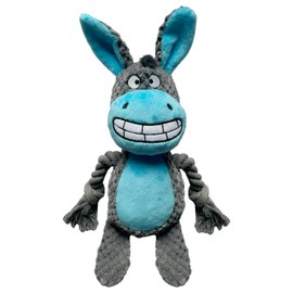 YUREMEEY Dog Toys, Soft Plush Dog Toy, Interactive Squeaky Dog Toys, Fun Dog Chew Toy Dog Teething Toys for Small Medium Dogs Playing and Training, Donkey