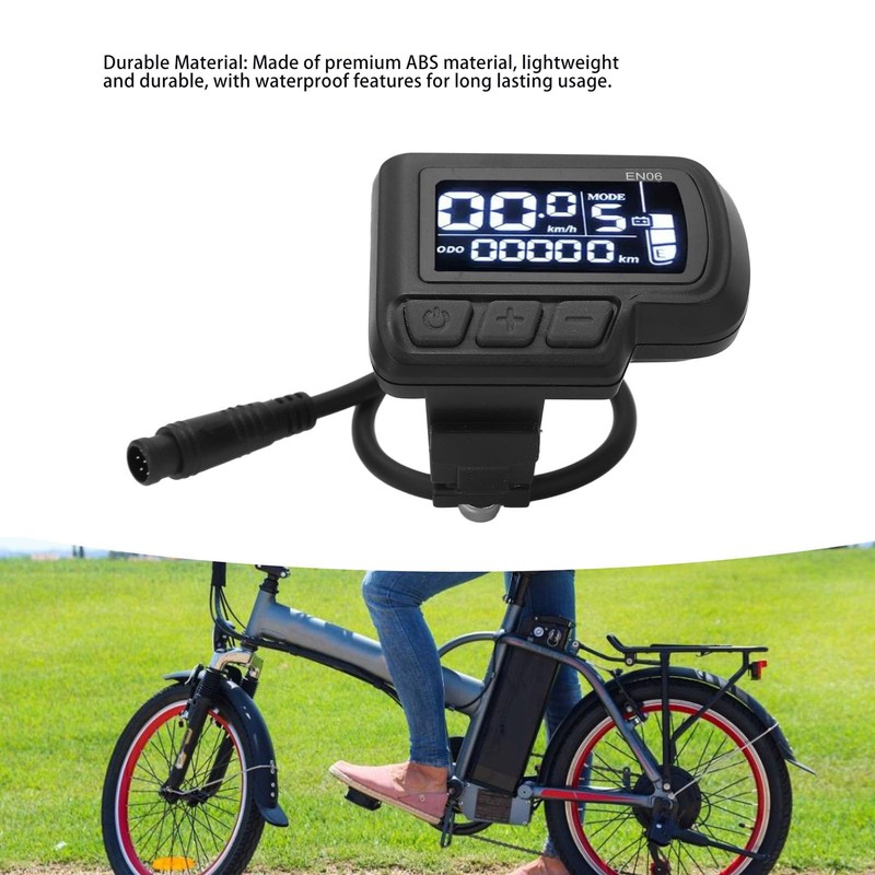 Electric LCD Display, EN06 6pin Underwater LCD Display with Bracket,