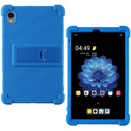 AIJAKO Case for ALLDOCUBE iPlay 60 Mini Pro/ALLDOCUBE iPlay 60 Mini Turbo Tablet 8.4 Inch, Soft Silicone Heavy Protective Cover with Adjustable Stand for ALLDOCUBE iPlay 60 Mini Pro, Blue