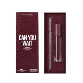 Beauty Creations Availabilippy Lip Kit – Dúo Labial Líquido Mate y Lápiz en Gel (Can You Wait) – Pigmentación intensa, confort ligero y acabado cremoso para un look sensual y sofisticado