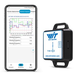 [Bluetooth 5.0 Beschleunigungsmesser-Logger] WT901SDCL-BT50 9-Achsen-Funkbeschleunigungssensor mit SD-Karte, 3-Achsen-Beschleunigungsmesser+Gyroskop+Magnetometer+Neigungsmesser, MPU9250 IMU-Modul