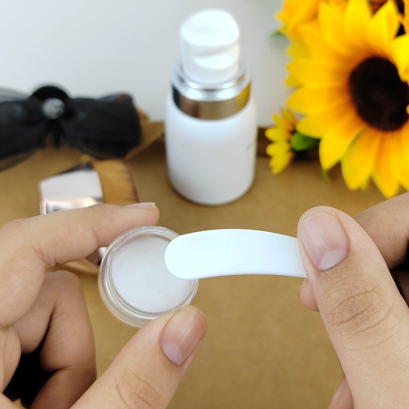 12 pcs 5 Gram/5ml Jars with 1 Mini Spatulas, Sample