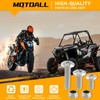 MOTOALL 25 Piece Fender Bolts Screws Nut Mount Kit Plastics