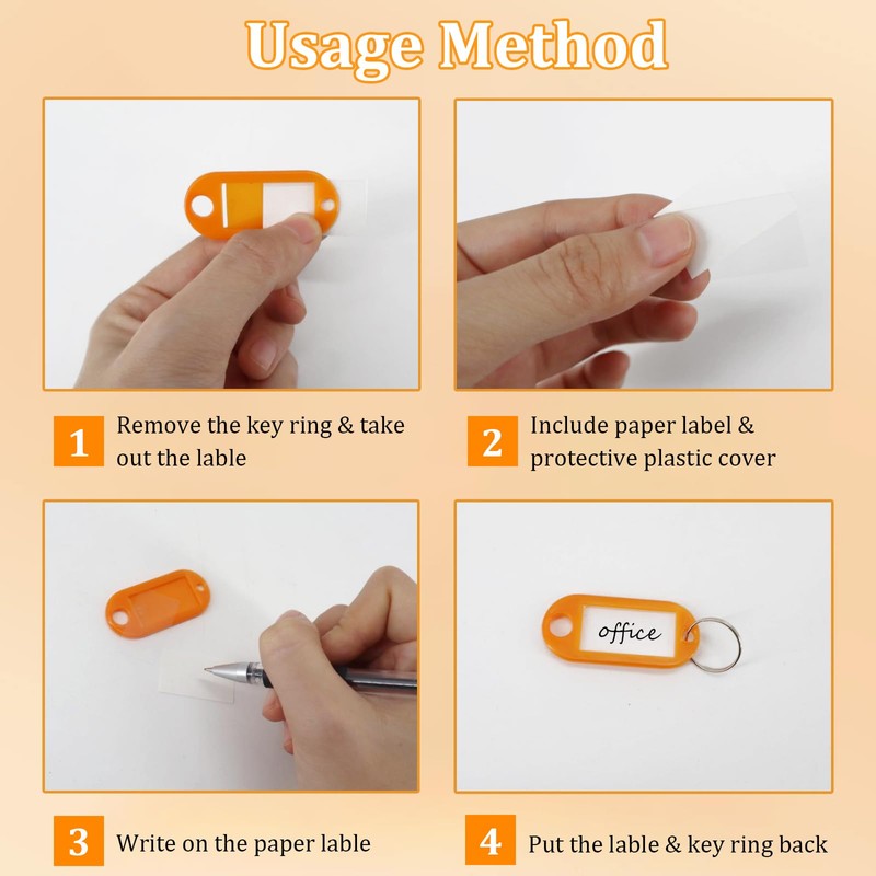 Portable Key Case with Zipper, Portable Key Organizer with Handle,