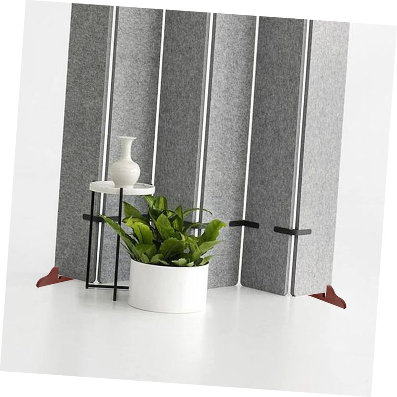 DOITOOL Folding Screen Stand Base for Privacy Screens Wooden Room