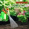 WORKPRO 16" Hand Rake Heavy Duty Stainless Steel Garden Rake