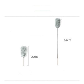 4Pcs Dusters for Cleaning, Microfiber Duster Bendable Head Duster Feather Dusters Washable Extendable