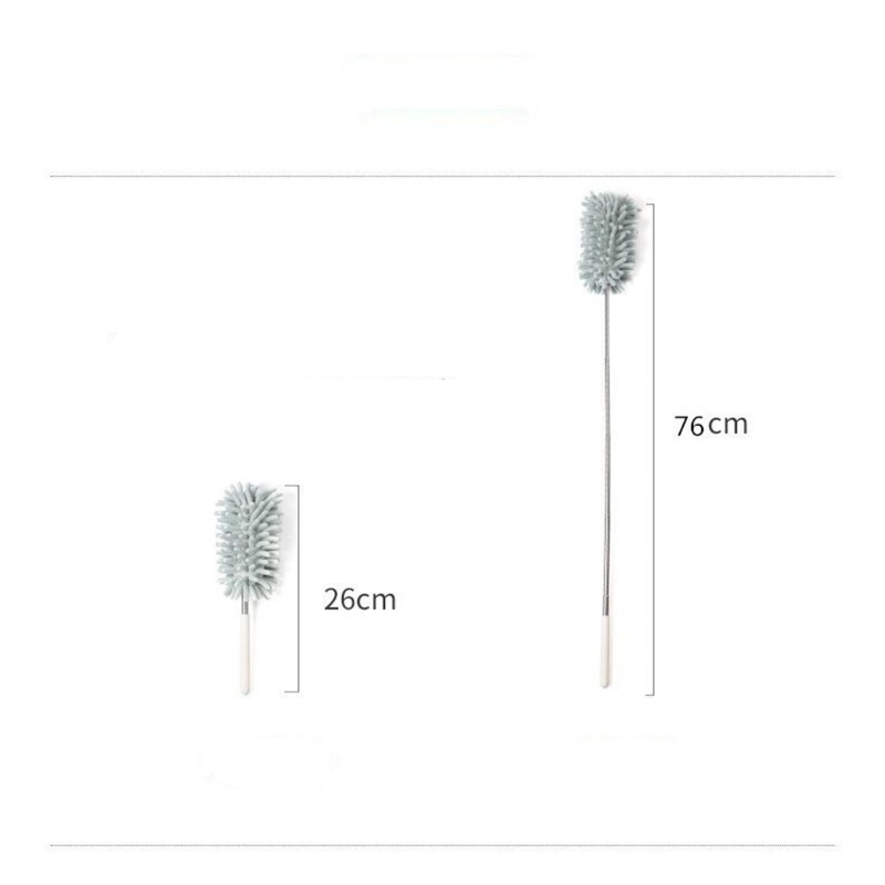 4Pcs Dusters for Cleaning, Microfiber Duster Bendable Head Duster Feather
