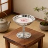 CONGARTENO Vintage Stainless Steel Dessert Cup 4.37In High Footed Ice