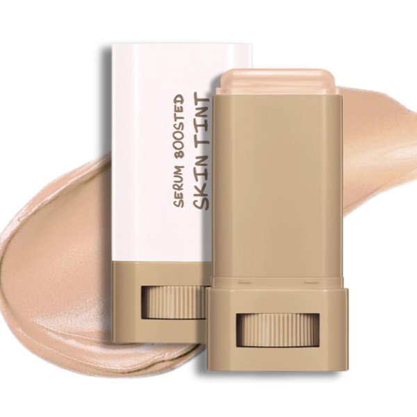 Concealer Foundation Stick,Contour Stick Solid Tinted Moisturizing Serum,Foundation Full Coverage