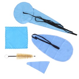 5Pcs Saxophone Cleaning Swab Cloth Mouthpiece Brush Cleaning Care Kit Set