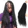 LOCSBYHAND Boho Senegalese Twist Crochet Hair 24 Inch 8 Packs,