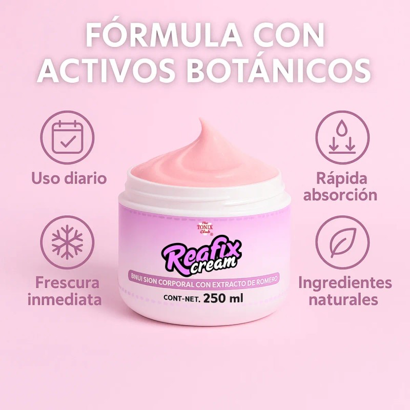 Crema Reafirmante Corporal Romero Cafeína 250ml Herbal Fresca
