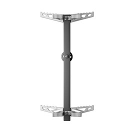 UIIHUNT Climbing Sticks, Lightweight Cast Aluminum Non-Slip Tree Climbing Sticks for Hunting, Durable 17" Hunting Climbing Steps with Climbing Straps, Fold Up Steps, Boot Grabbing Grooves