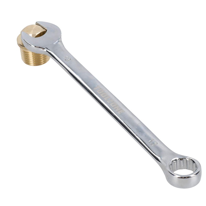 AB Tools Brass Boat Drain Plug & Spanner Speedboat Rib