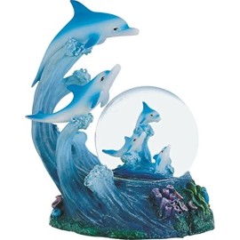 George S. Chen Imports Snow Globe Dolphin Collection Desk Figurine Decoration