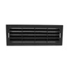 Kair Black Airbrick Grille with Surround for 204mm x 60mm
