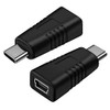 MTUERANC USB C to Mini USB Adapter [2 Pack], Type