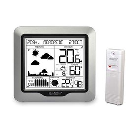 La Crosse Technology - WS6823 Weather Station with Forecast and DCF Signal - Silver