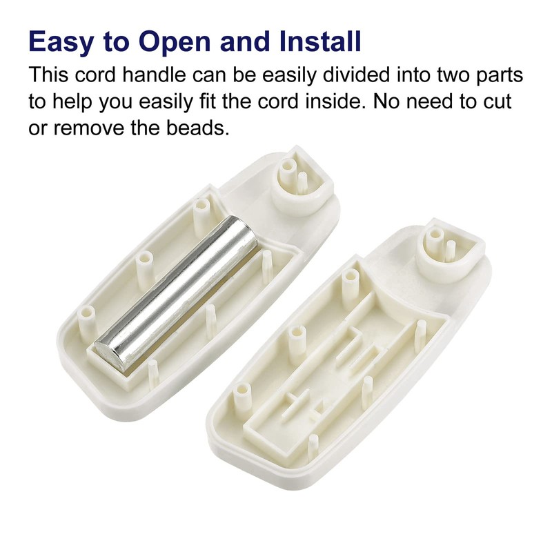 sourcing map Blind Cord Weight, 8Pcs 80mm Curtain Window Shutter