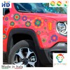 GamesMonkey Autoaufkleber Blumen G?nseblmchen Prilblumen Tuning - 27/54/108 Stck -