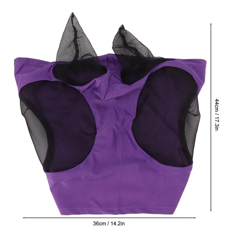 Horse Fly Mask, Adequate, Breathable Fabric, Wide Applications, with Ears,