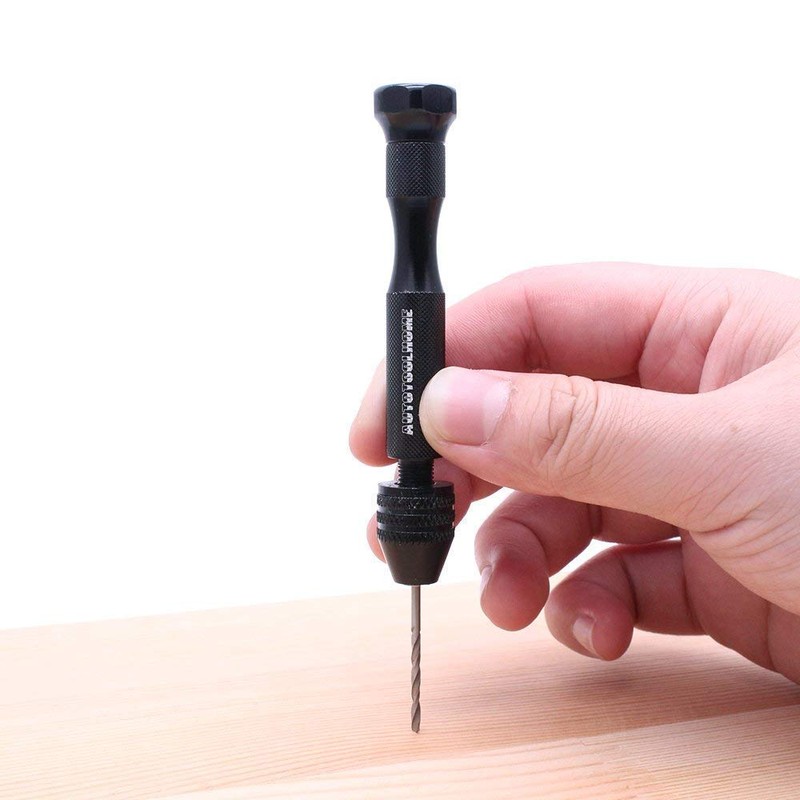 Precision Pin Vise Hand Drill with 25pcs Micro Twist Drill