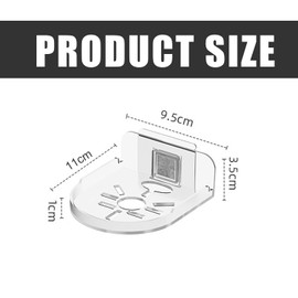 Wall Mount Camera, Mount for Security Camera, Camera Mount, Universal Plastic Camera Mount for Wall Mounting Indoor and Outdoor Use, Pack of 4