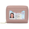 GAEKEAO Small Wallet for Women RFID Blocking Compact Zipper Wallets