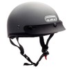 MMG Motorcycle Half Helmet Cruiser DOT Street Legal, Gray Solid