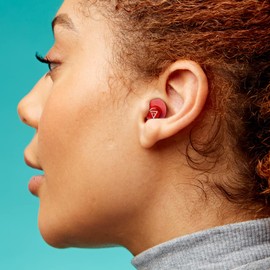 Flare Earshade – Earplugs – Block Sound – Aerospace Aluminium & Super Soft Memory Foam – Red