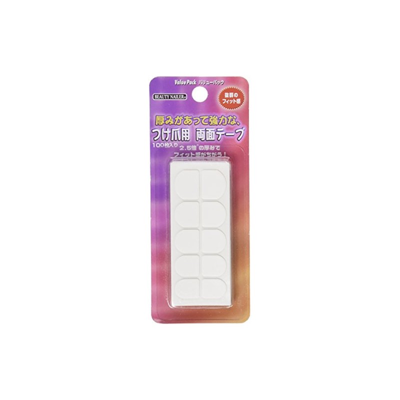 Beauty Nailer AK-1 Thick Strong Double Sided Nail Sticker for