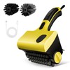 Electric Grill Clean Brush with Liquid Box, Cordless Rechargeable Barbecue
