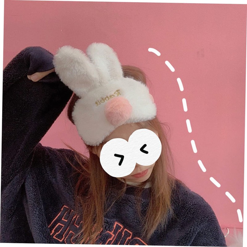 Healeved Light Blocking Eye Patch Soft Plush Sleeping Mask Adorable