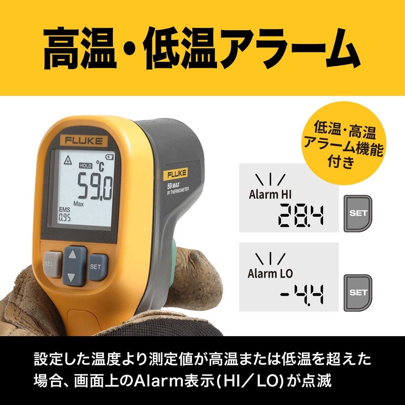 FLUKE Radiation Thermometer, FLUKE-59MAX