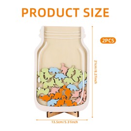 2Pcs Reward Jar,Reusable Reward Jars For Children,Good Behaviour Chart Reward Pot For Home Classroom School Teacher Parent Reward Chart Ornaments(Dinosaur)